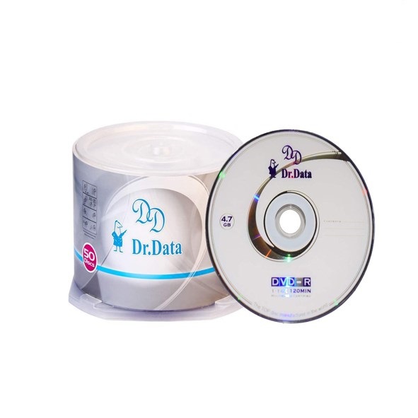 تصویر پک 50 تایی دی وی دی خام برند DR.DATA